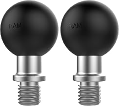 RAM MOUNTS Ball Adapter with M10 X 1.25" Threaded Post with B Size 1" Ball RAM-B-349U (Pack of 2)