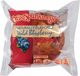 Otis Spunkmeyer Wild Blueberry Muffin, 4 Ounce, 24 Count Case