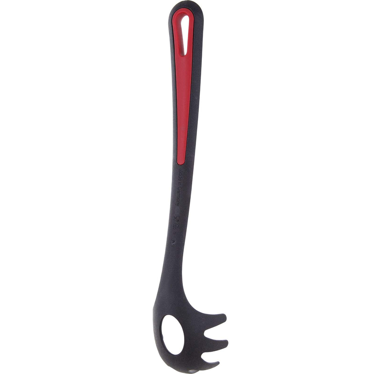 Gallant Plus Spaghetti Spoon PPA TPE by Westmark – 30.5 x 6.2 x 6.3 cm, Plastic, Black/Red, Model 29602275