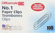 Officemate No. 1 Size Paper Clips (OIC99912)