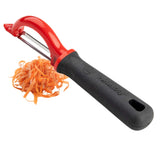 Vegetable Peeler by Tablecraft – Stainless Steel, Red/Black, Model 10997