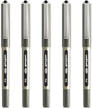 Uni-Ball Eye Fine Rollerball Pen 0.7 mm Line Ub-157 Black Pack of 5