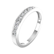 1/4ctw Diamond Channel Wedding Band in 10k White Gold (G-H by Sk Jewel,Inc – 7.5, Gold,10k White Gold, White, Model LDCH025 10k WG z7.5