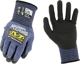 Mechanix Wear SpeedKnit S2EC03 Coated-Knit Work Gloves Blue Large