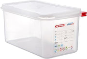 Araven Airtight Container, Food Pan with Lid for Storage in Kitchen and Restaurant, 1/3 GN 6" Deep, 1 Count, Clear