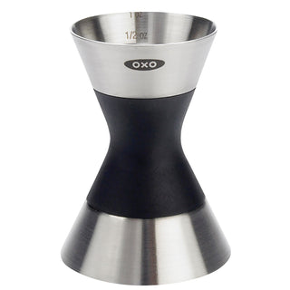 Steel Double Jigger by OXO – 1 EA, 30.0 milliliters, Stainless Steel, Steel, Model 31050003
