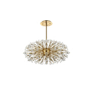 Vera 38 Light Pendant by Lighting Design – Metal, Clear, Model 2550D42SG