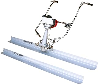 Tomahawk Power Tomahawk 1.6 HP Honda Gas Vibrating Concrete Power Screed Motor with Two 8 ft Blades Bull Float Honda GX35