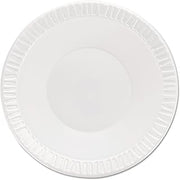 Dart 12BWWQR Quiet Classic Laminated Foam Dinnerware Bowls, 10-12 Oz, White, 125/Pk