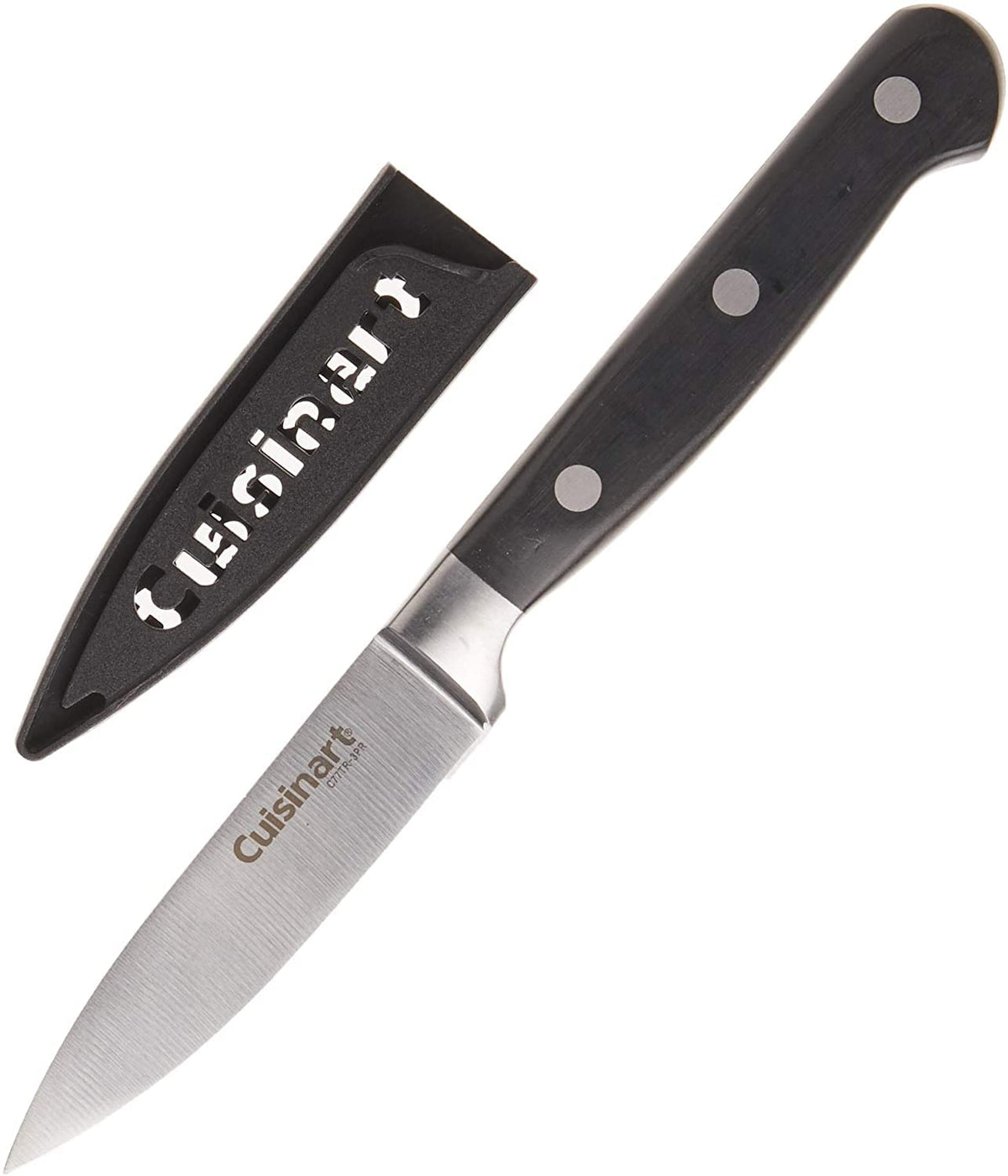 C77TR-3PR Triple Rivet Collection 3.5" Paring Knife by Cuisinart – 3.5-Inch, Stainless Steel, Black, Pack of 2, Model C77TR3PR