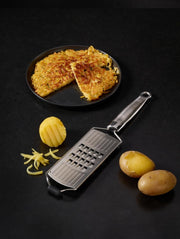 Rosle Kitchen Collection Stainless Steel Grater/Slicer Fine Stainless by Rösle – 36 x 7,7 x 2 cm, Stainless Steel, Silver Shades, Model 95006