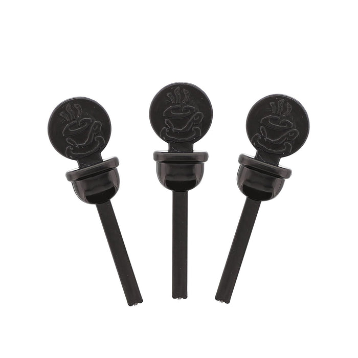 StixToGo Beverage Plugs - Leak Prevention Coffee Accessory for Hot Drinks, Disposable Coffee Stoppers, Fits Standard Lids - Black, 2", Pack of 2000