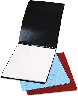 ACCO Brands ACCO PRESSTEX Report Cover, Top Bound, Tyvek Reinforced Hinge, 2.75 Inch Centers, 2 Inch Capacity, Legal Size, Red (A7019028A)