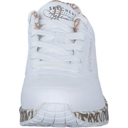 Street Womens by Skechers – 6.5, Faux Leather, White/Rose Gold New, Model 155506 WTRG
