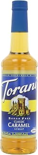 Torani Sugar Free Syrup, Classic Caramel, 25.4 Ounce Bottle