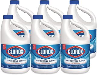 Clorox Cleaners & Detergents, Bottle, Unscented, 6 PK