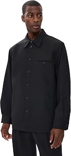 Helmut Lang Men's Tailored Gabardine Shirt Jacket