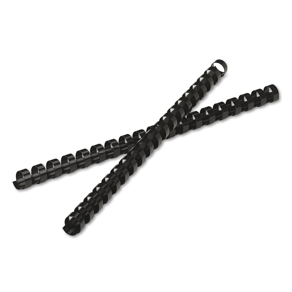 1/2in Black Binding Combs (25 Pack) by Fellowes – 1/2", 0.5 inches, Plastic, Black, Model 52323
