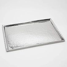 American Metalcraft HMSP2618 Double-Wall Hammered Stainless Steel Sheet Pan, Silver, Full Size