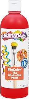 Colorations Paraben-Free BioColor Paint, Vibrant Red, 16 oz Bottle