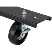 Global IndustrialCaster Base Set for Adjustable Height Workbench 48-72" W x 30 & 36" D – Steel & Polyurethane, Black, Model 238CP35.