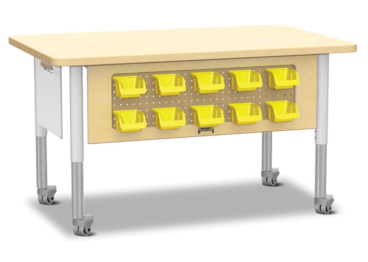 Pegboard Bins by Jonti-Craft – Standard, Plastic, Yellow, Model 8116JC
