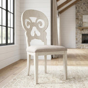 Solid Wood Splat Back Side Chair by Starlight Canyon Home – Solid + Manufactured Wood, White