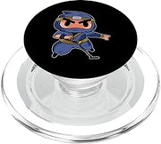 Kids Treasure Hunter Metal Detecting Cool Detecto Ninja PopSockets MagSafe PopGrip for iPhone