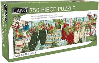 LANG Cozy Mittens Puzzles - 750 Pc Panoramic (5041029)