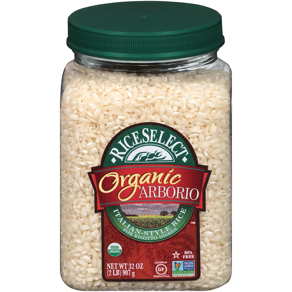 RiceSelect 32 Ounce (Pack of 4) / Organic Arborio / No Color White