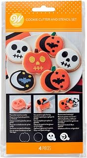 Wilton Cookie Cutters & Stencils Set Halloween Set/4