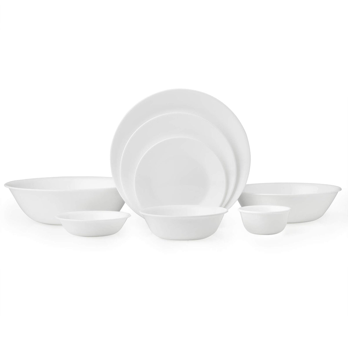 Winter Frost White by Corelle – Glass, White, Pack of 50, Model 1125143