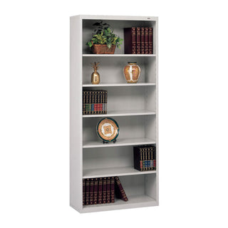 6-Shelf Stationary Bookcase by Tennsco – B, Alloy Steel, Model B-78LG
