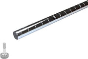 Thunder Group CMPC072 Shelving Post, 74"H, with Leveling Foot, Heavy Duty, Chrome Finish, NSF, Pack of 4