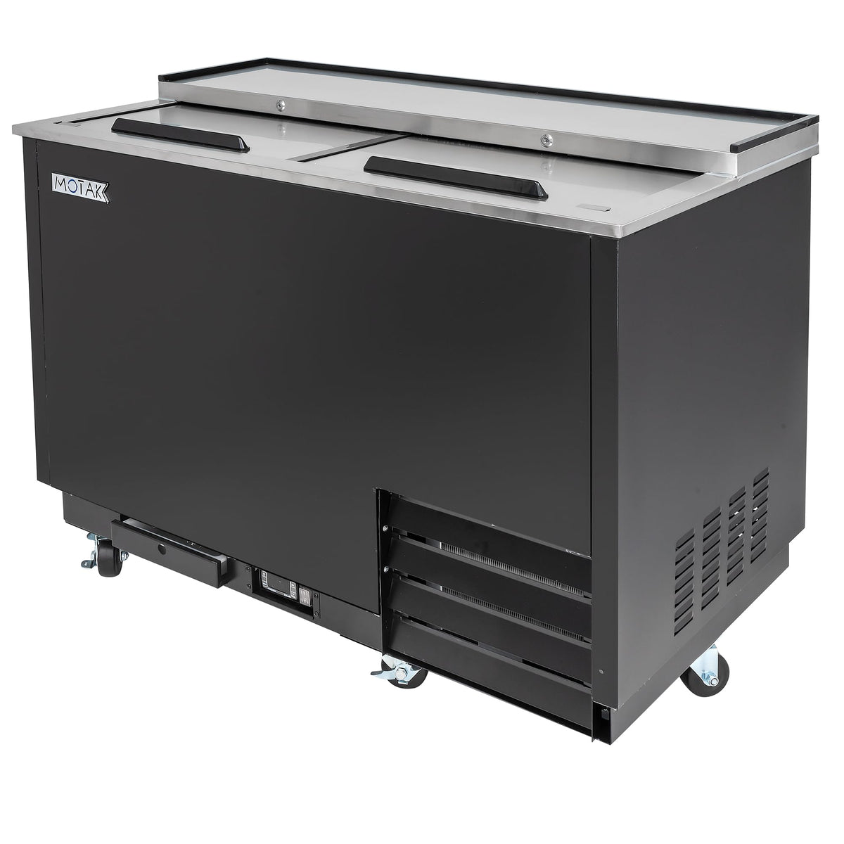2 Section Glass Chiller by MOTAK – 55.91x32.68x41.73, In Description, Check Images, Model MGF-49-X