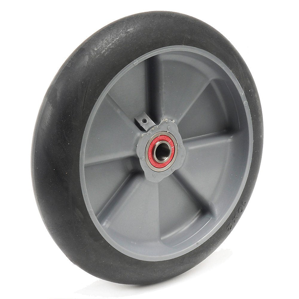10" Balloon Cushion Wheel by Magliner – 11"L x 11"W x 6"H, Rubber, Gray, Model 101030