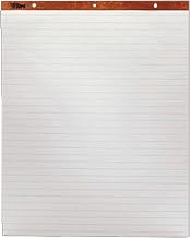 Tops Easel Pad, 27 x 34 Inches, Ruled, White, 50 Sheets, Pack of 2