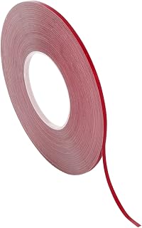 Chartpak Graphic Art Tape, 1/16 W x 648 L Inches, Red Matte, 1 Roll (BG6202M)