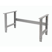 Adjustable Height Workbench C-Channel Leg by Global Industrial – 30"L x 60"W x 4"H, Steel, Gray, Model 601421