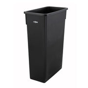 23gal Slender Trash Can by Winco – Compact, 23.0 gallons, Plastic, black, Model PTC-23K