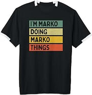 I'm Marko Doing Marko Things Funny Personalized Quote Adult & Youth Soccer Jersey