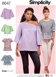 Simplicity Patterns TOPS, VEST, JKTS, COATS, BB (20W-28W)