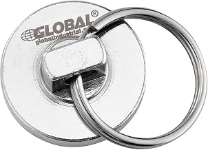 Global Industrial Neodymium Magnetic Assembly w/Key Ring, 35 Lbs. Pull, 6/Pack