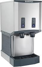 Scotsman HID312AB-1 Meridian Push-Button Countertop Nugget Ice & Water Dispenser, Air Cooled - Up to 260 lb. Production, 12 lb. Storage