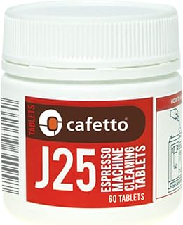 Cafetto J25 Tablets 2.5g 60 Pack made for Jura, Krups automatic espresso machines.