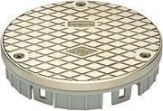 Zurn LC-CR06NI Round 6" Nickel Bronze Cleanout Head Assembly