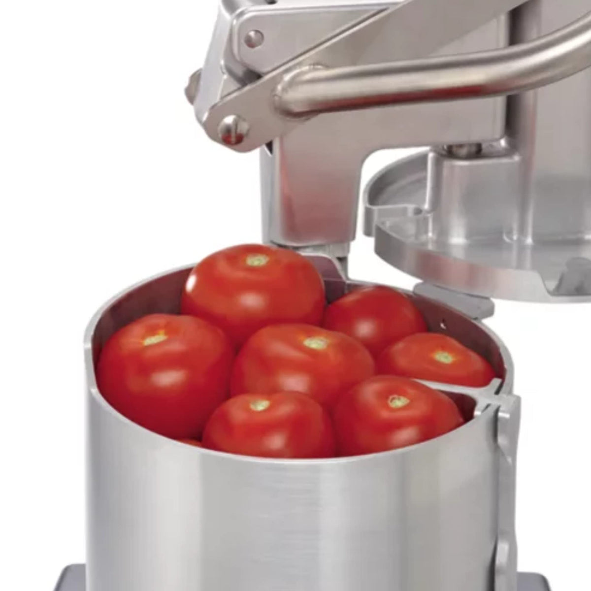 Single-Speed Cutter Mixer Continuous Feed Commercial Food Processor with Side Discharge by Robot Coupe – Stainless, Grey, Model CL52E