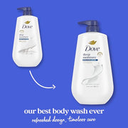 Dove 30.6 Fl Oz (Pack of 3) / White / 3 Body Washes
