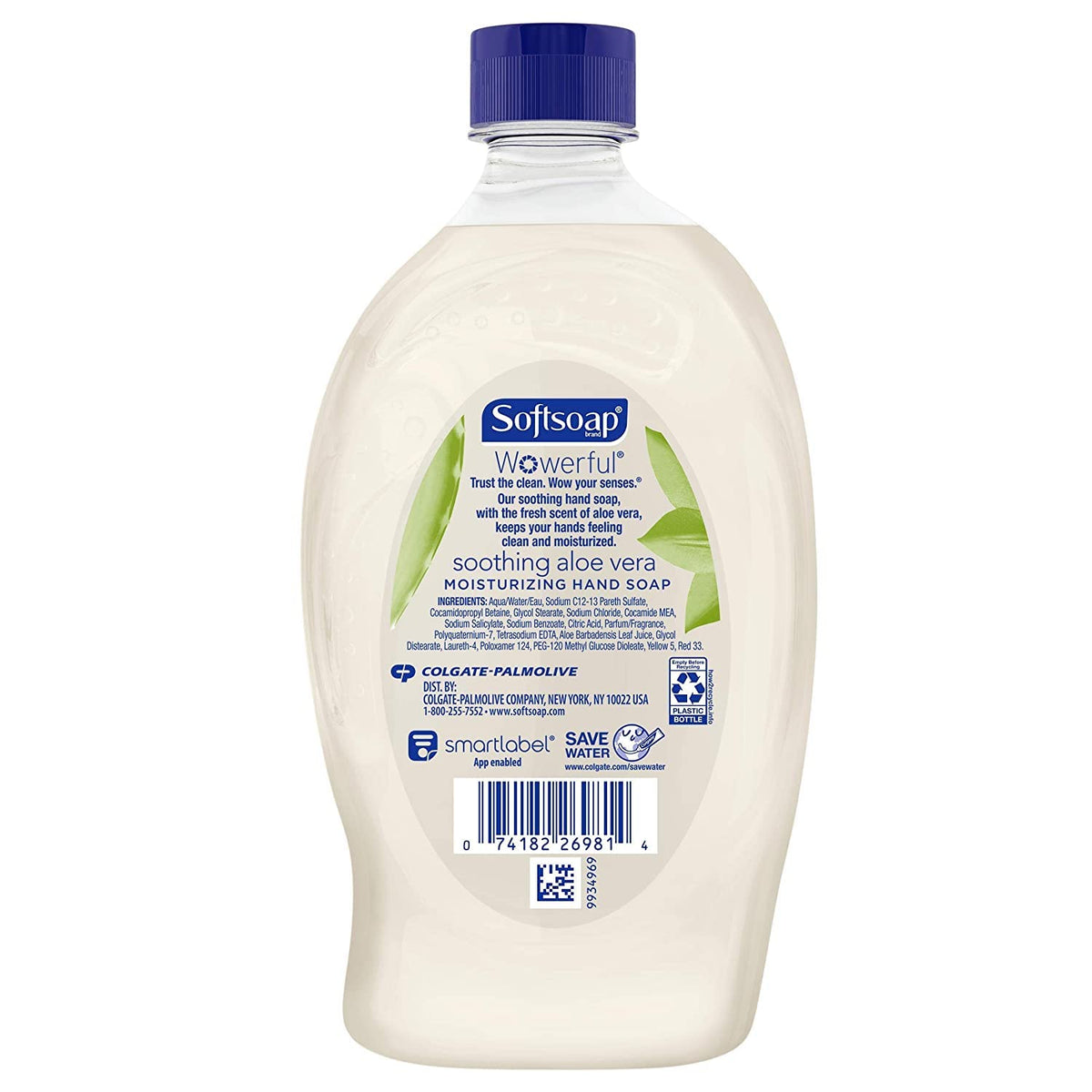 Moisturizing Hand Soap Refill Soothing Aloe Vera - 32 oz by Softsoap – 32 Fl Oz (Pack of 1), White, Model 126981