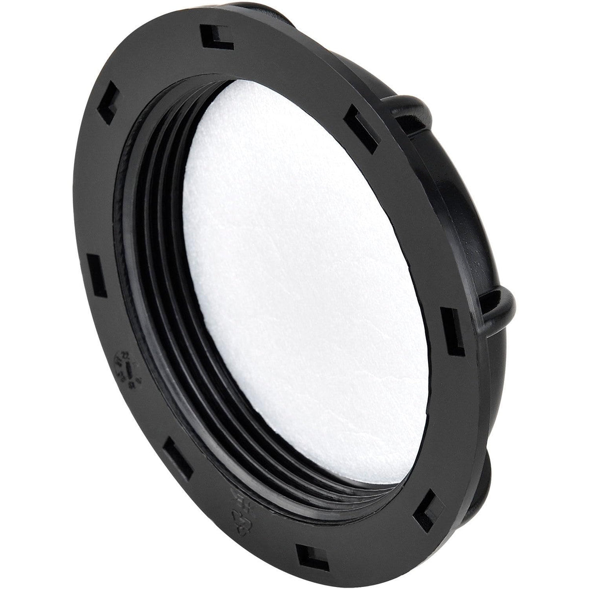 Polypropylene 2" Female NPS Pipe Thread Shallow Dust Cap by Global Industrial – Polypropylene (PP), Black, Model 493516